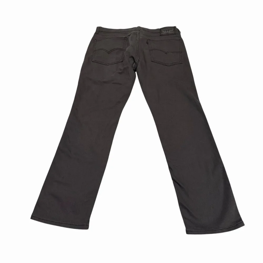 Levis‎ 511 Slim Fit Jeans Gray Denim Mens 36x32 Gray Straight Leg Stretch Pants